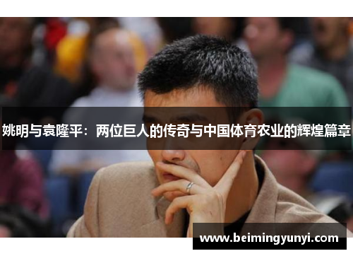 姚明与袁隆平：两位巨人的传奇与中国体育农业的辉煌篇章